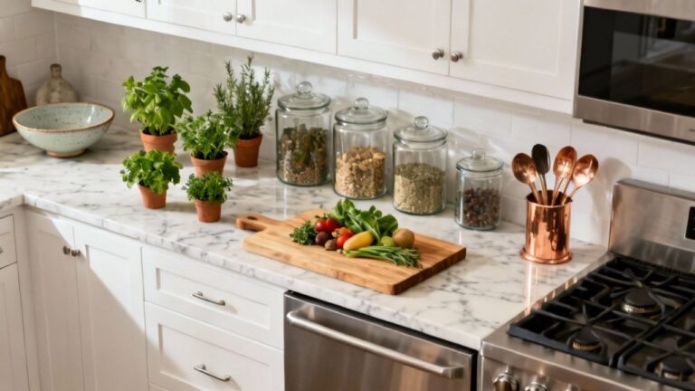 30 Beautiful Kitchen Countertop Styling Ideas That Transform Your Space