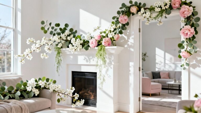 30 Beautiful Spring Garland Ideas for Fresh Seasonal Home Decor