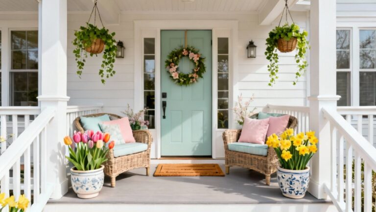 30 Beautiful Spring Porch Decorating Ideas That Will Transform Your Home