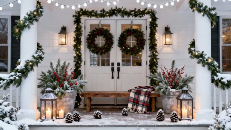 32 Beautiful Winter Front Porch Decorating Ideas