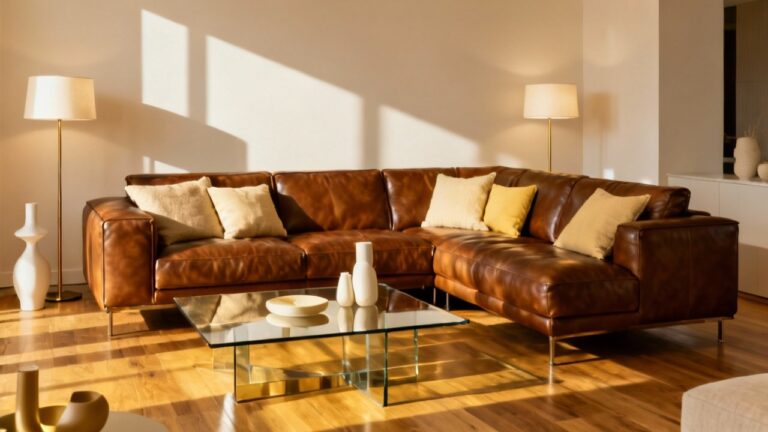 33 Brown Leather Couch Living Room Ideas That Look Amazing
