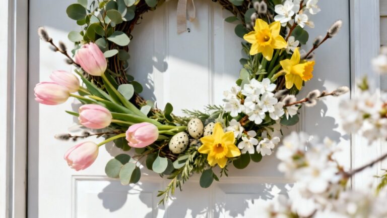 35 Beautiful Easter Wreath Ideas to Welcome Spring