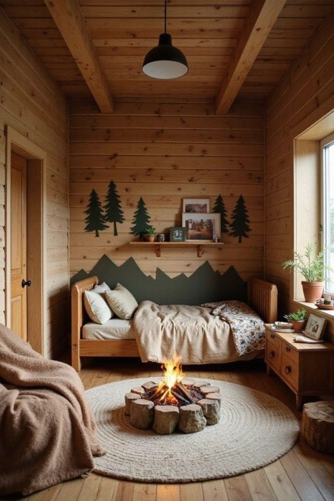 Alpine Theme Bedroom
