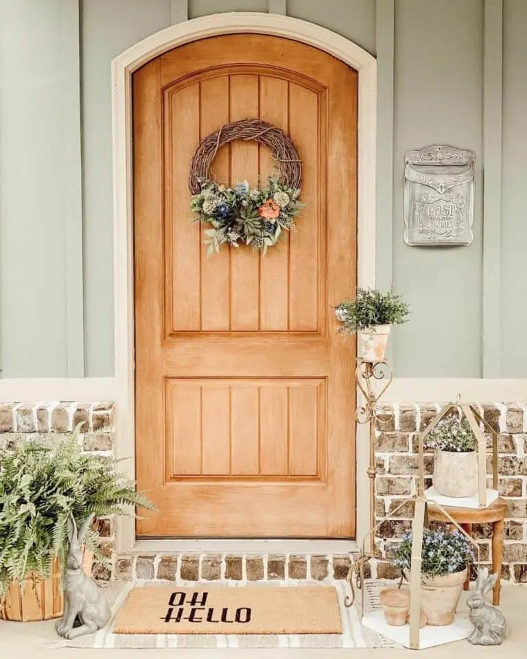 Arched Wood Door
