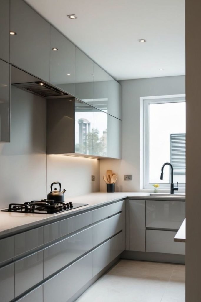 Ash Wood Quartz Kitchen