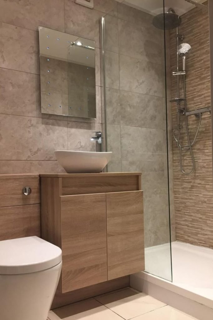 Beige Bathroom Design