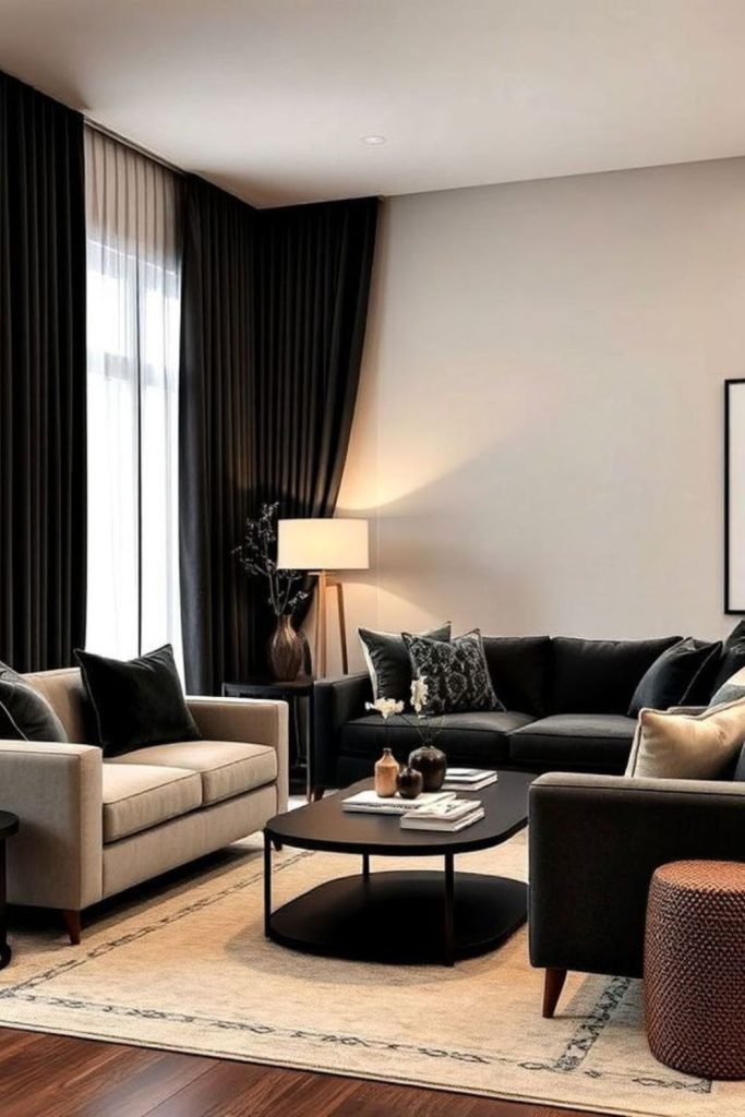 Beige Upholstered Seating