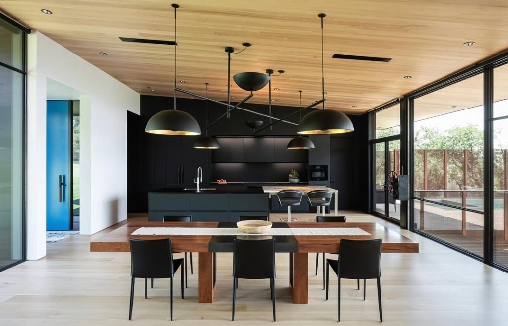 Black Cabinet Kitchen