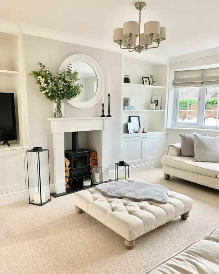 Black Candlesticks White Flowers