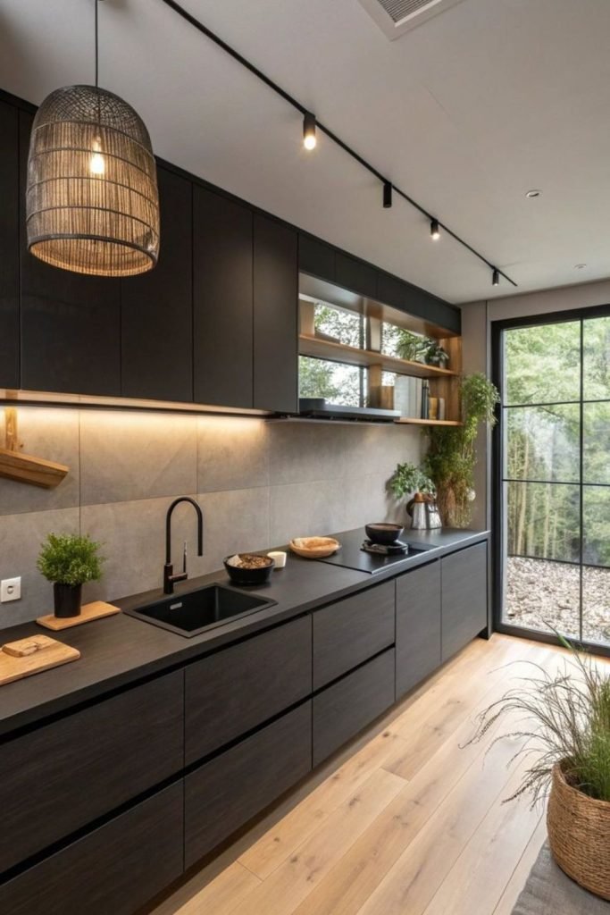 Black Kitchen Design
