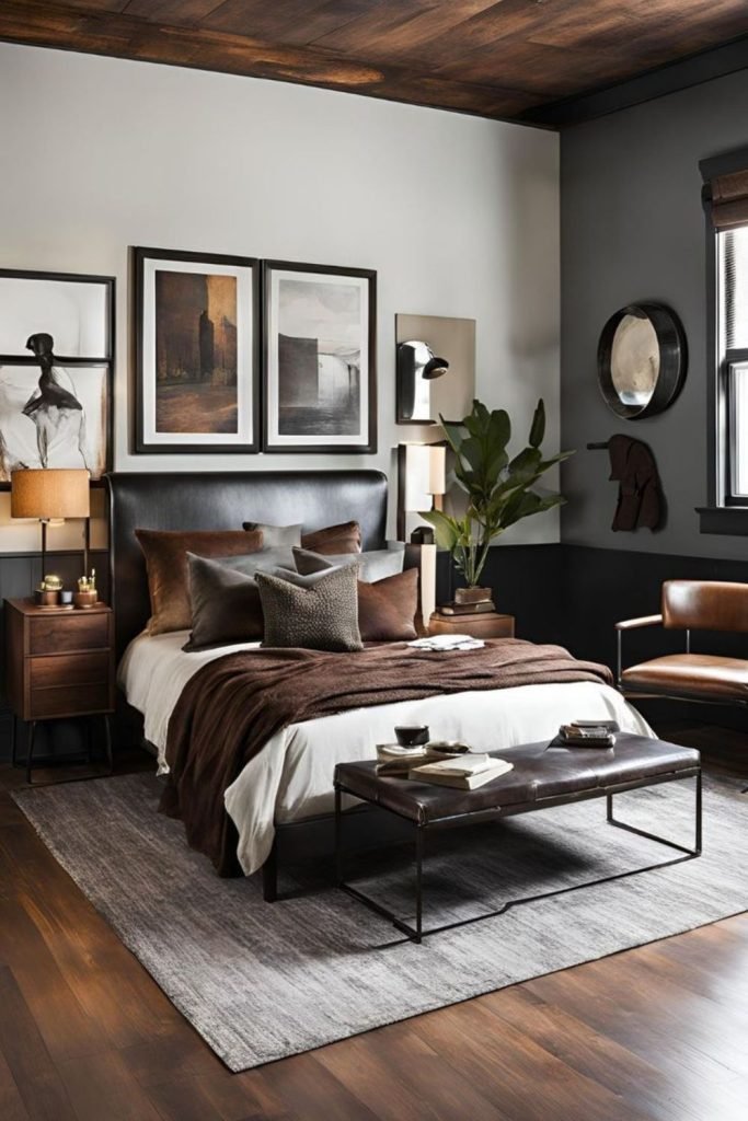 Black Leather Bedroom