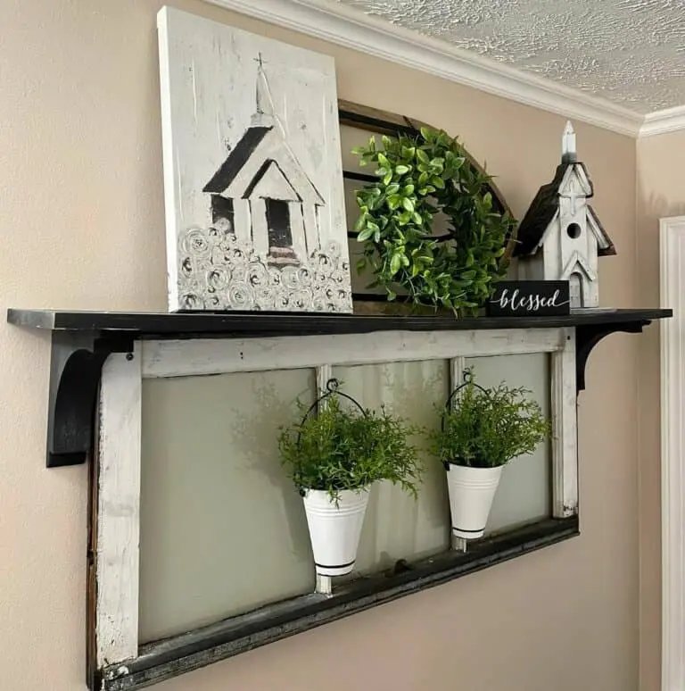 Black White Window Shelf