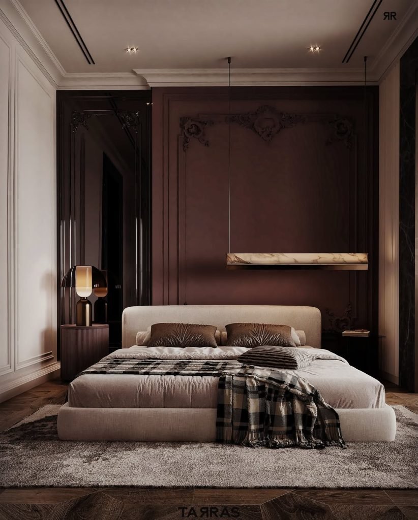 Burgundy Traditional Molding