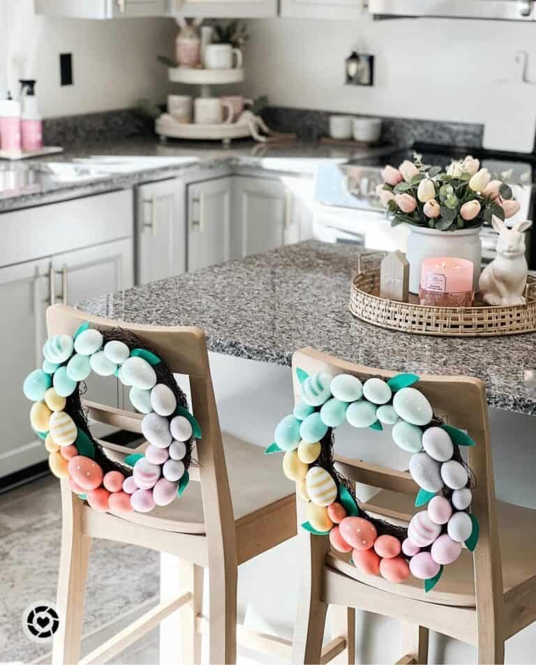 Chair Egg Wreaths