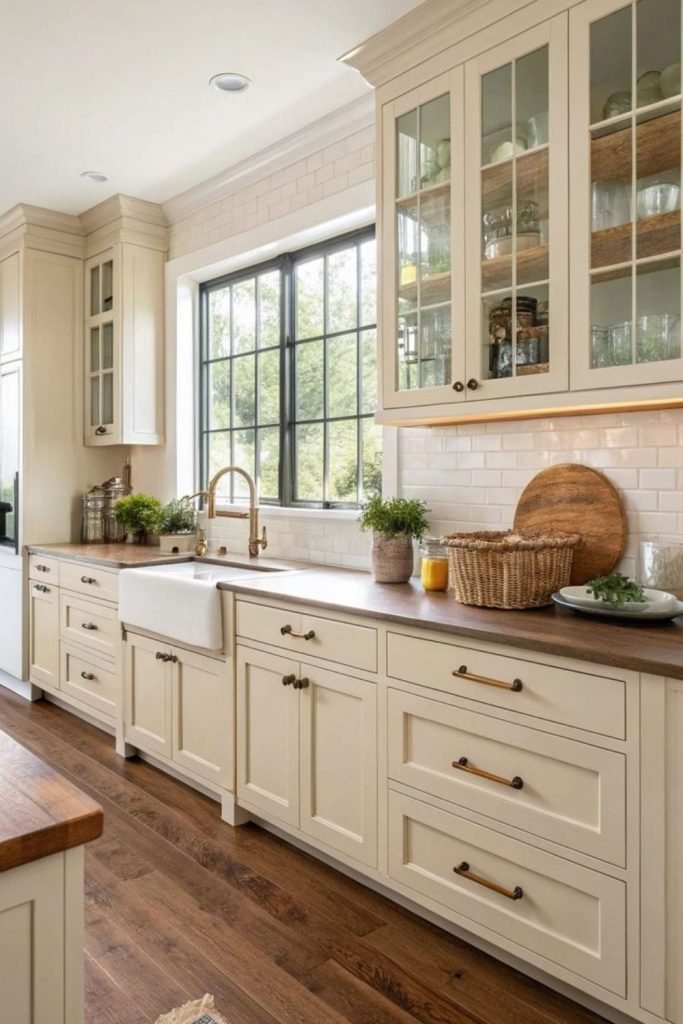 Champagne Cabinet Kitchen