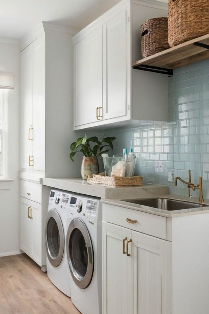 Coastal Laundry Nook