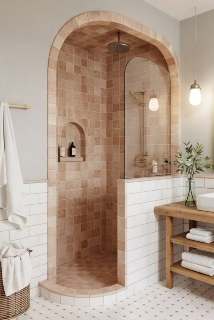 Curved Bathroom Arches