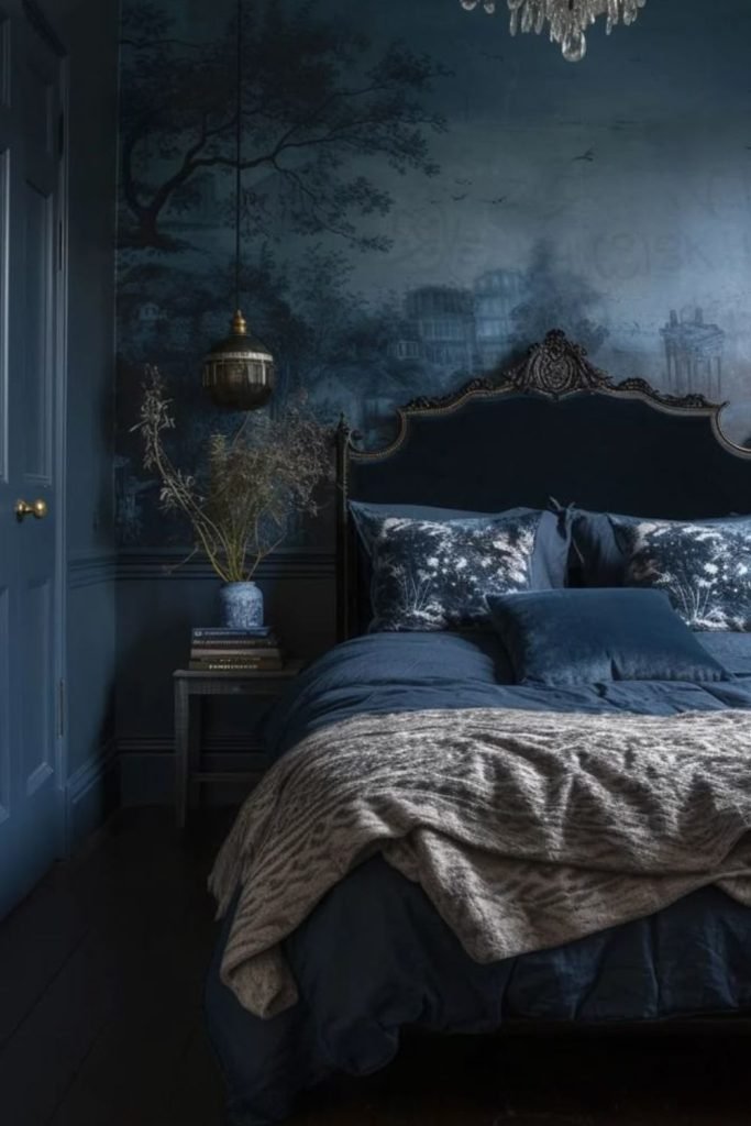 Dark Silk Bedroom