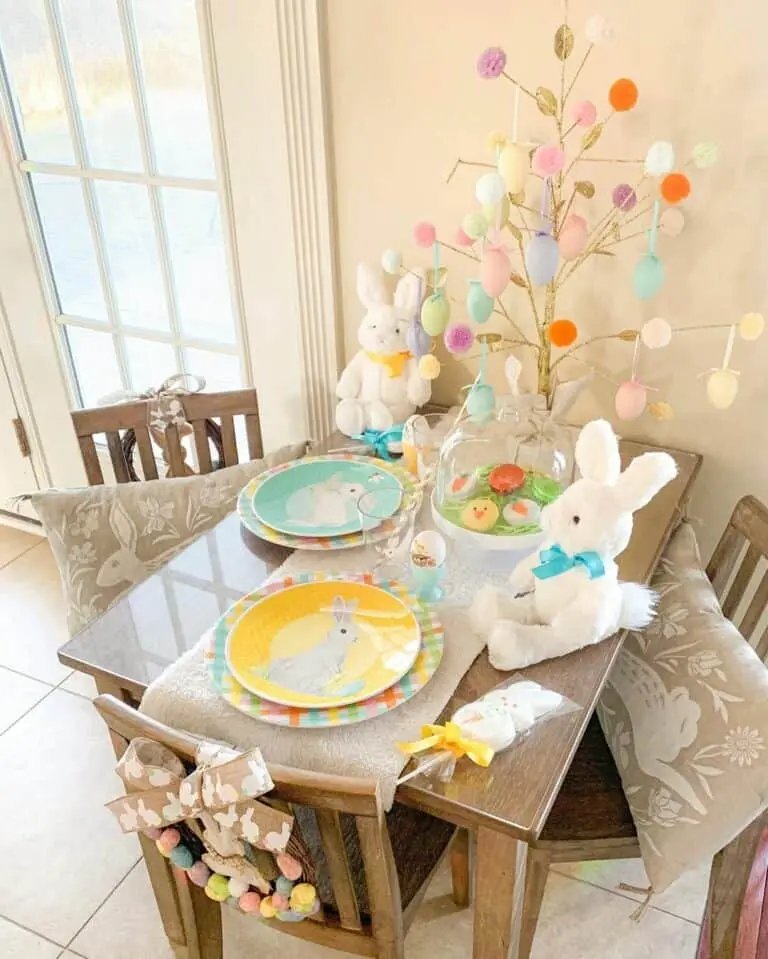 Dyed Eggs Branch Display