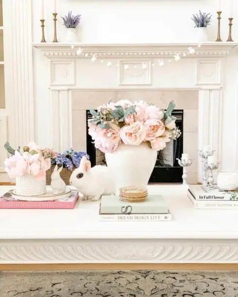 Easter Garland Mantel