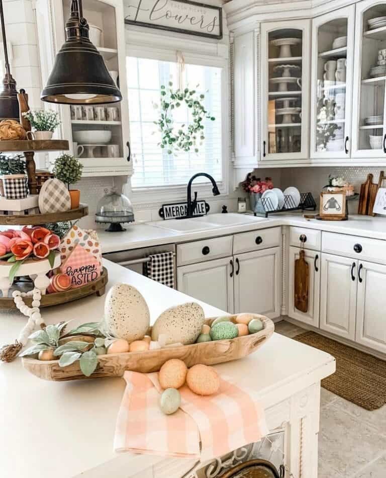 Easter Kitchen Wreath