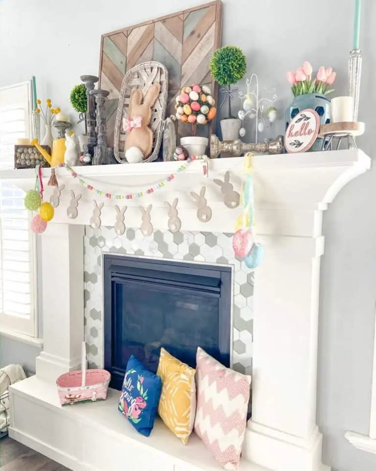 Easter Mantel Display