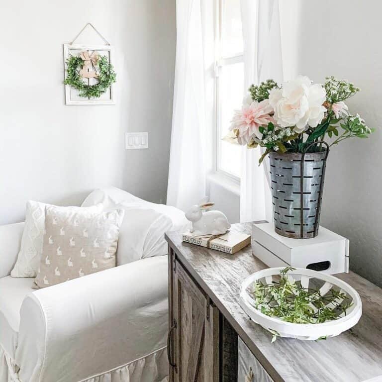 Easter Wreath Display