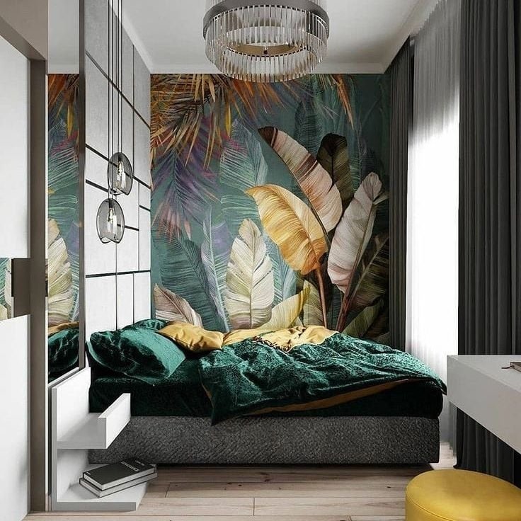 Emerald Botanical Bedroom