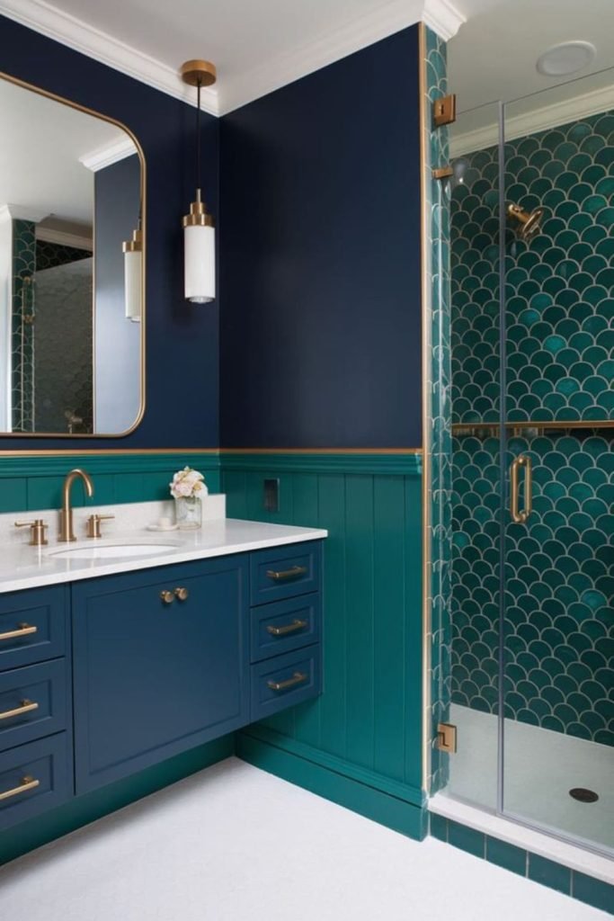 Emerald Tile Walls