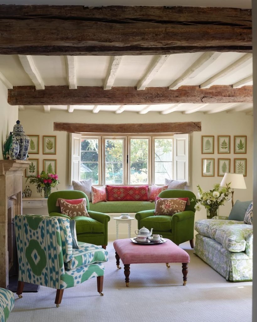 Exposed Wooden Beams