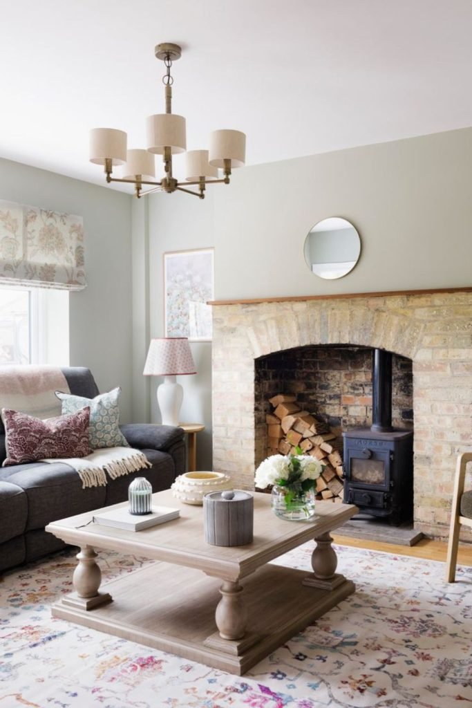 Fieldstone Fireplace Room