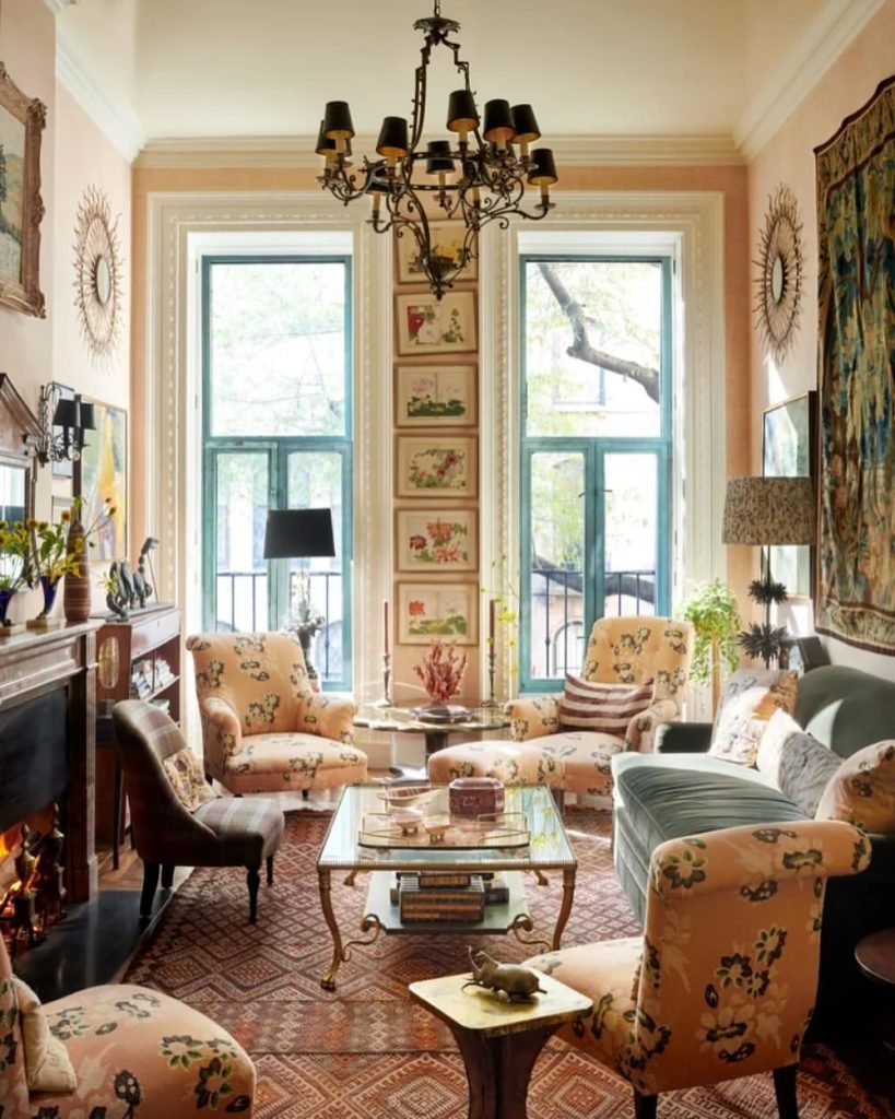 Floral Pattern Chairs