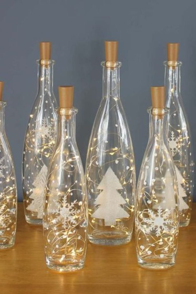 Frosted Glass Bottles