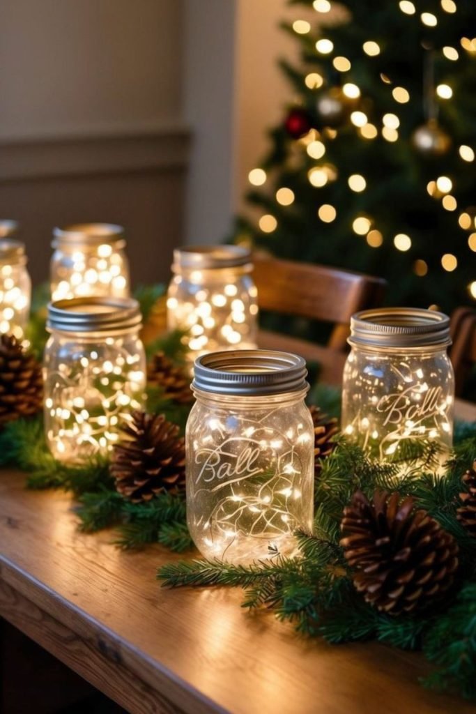 Frosted Jar Lights