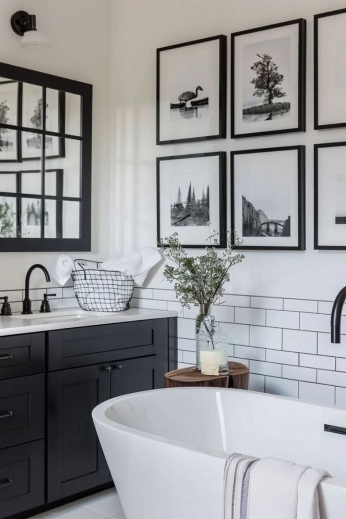 Gallery Wall Bathroom