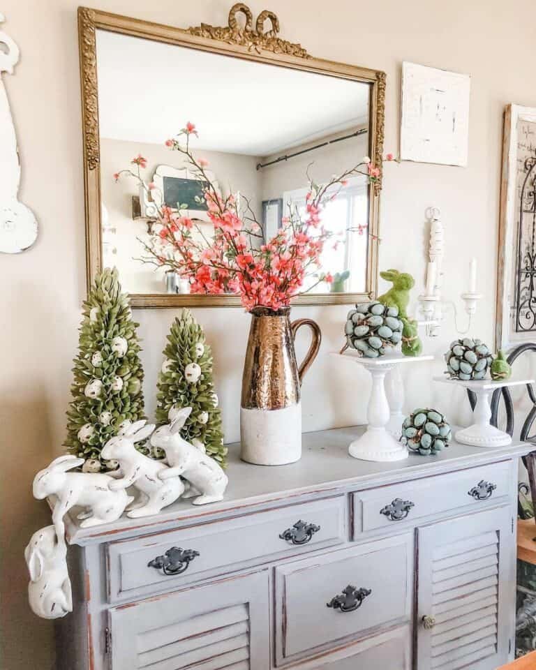 Gray Farmhouse Sideboard