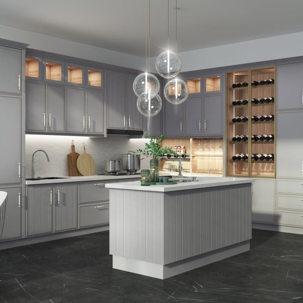 Gray Kitchen Cabinetry