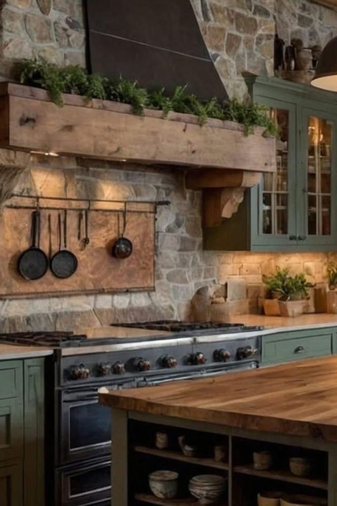 Green Cottage Kitchen