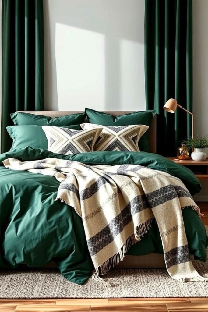 Green Forest Bedding