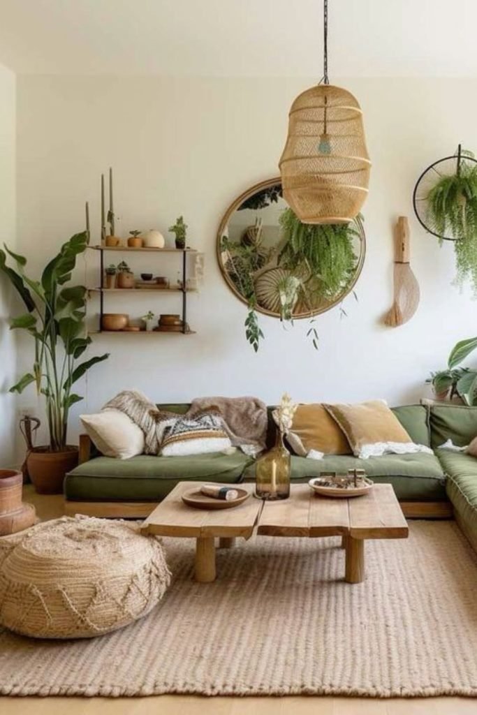 Green Living Rooms