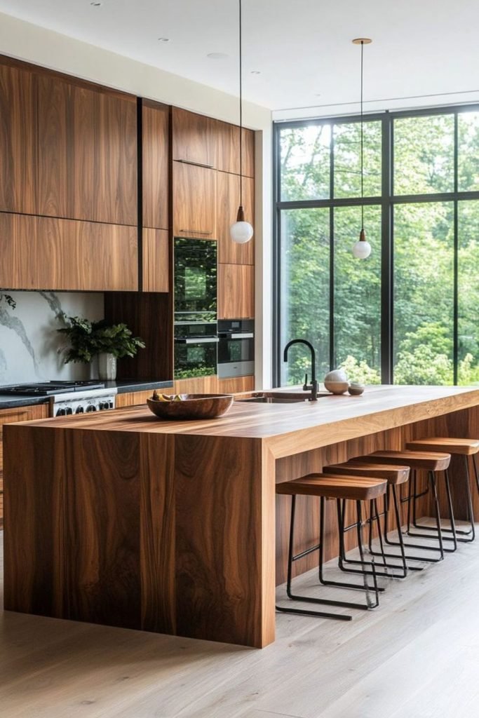 Hazelnut Wood Cabinets