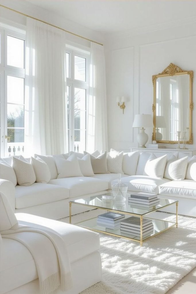 Iridescent White Lounge