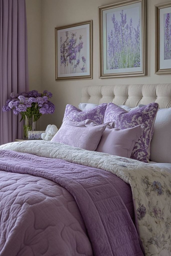 Lavender Linen Bedding