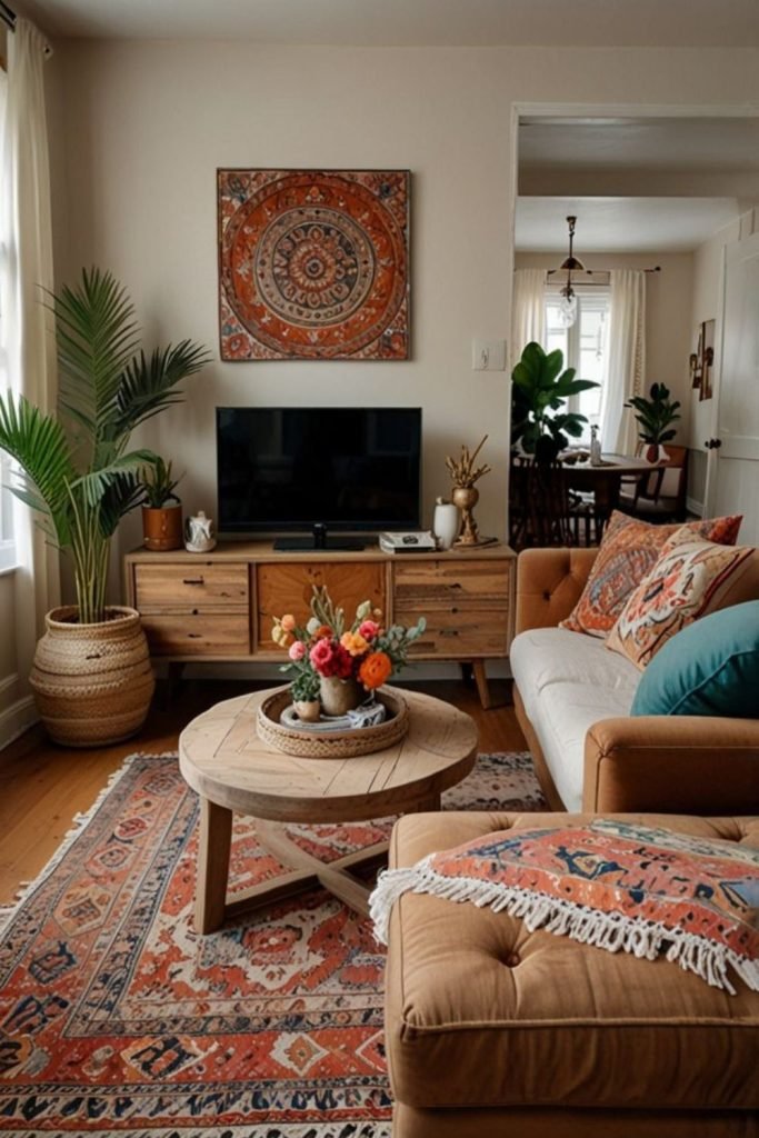 Layered Rugs Room