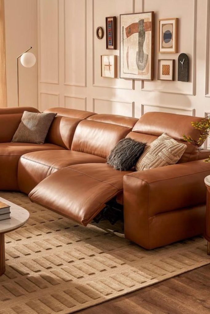 Leather Recliner Corner