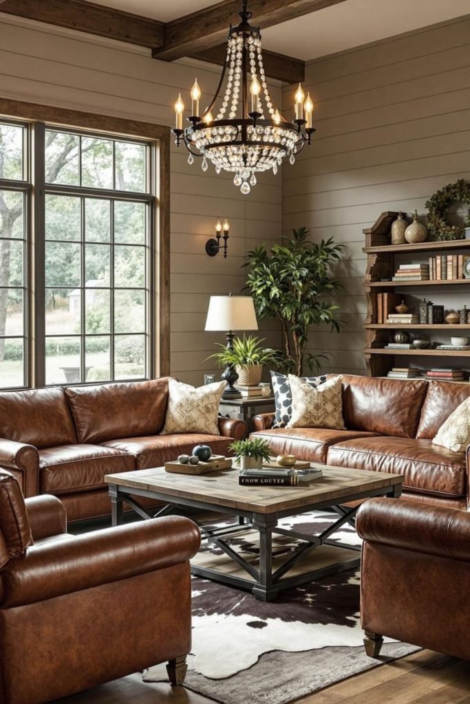 Leather Wood Furniture