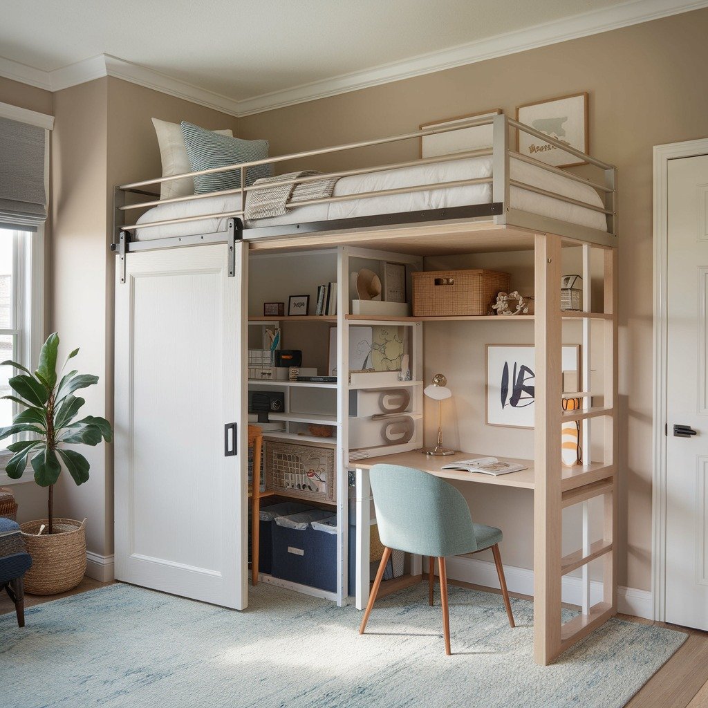 Loft Bed Workspace