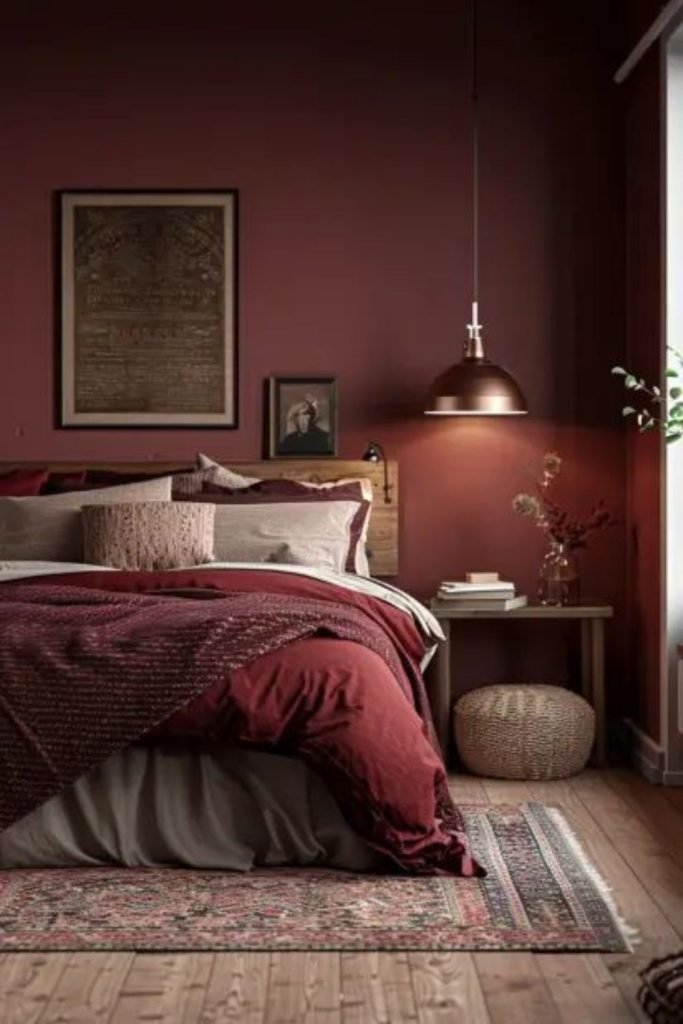 Merlot Bohemian Walls