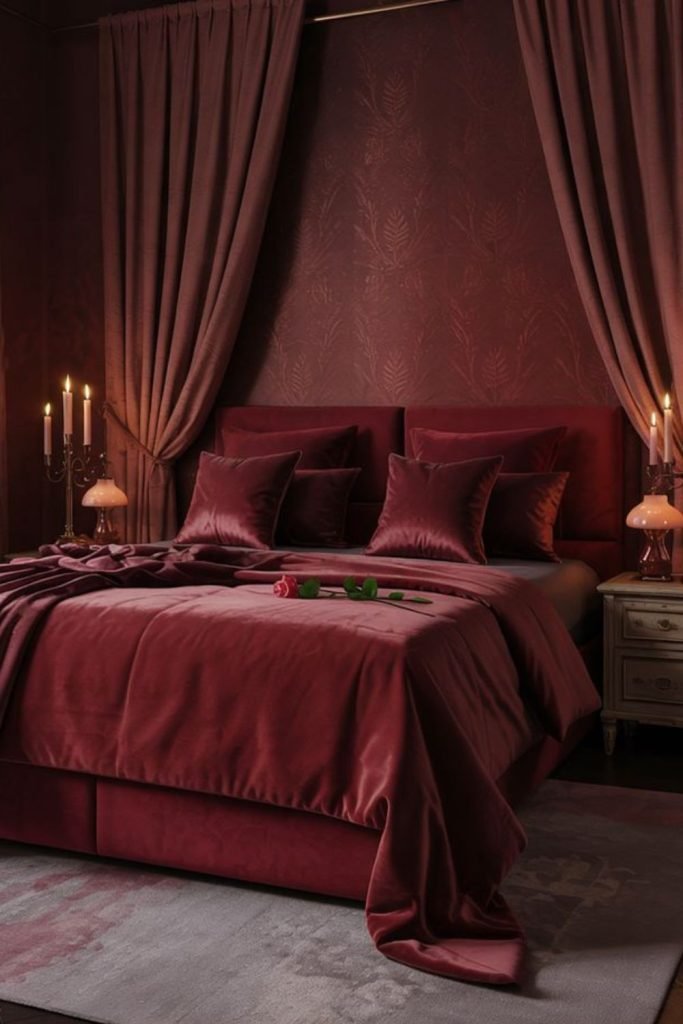 Merlot Wall Bedroom