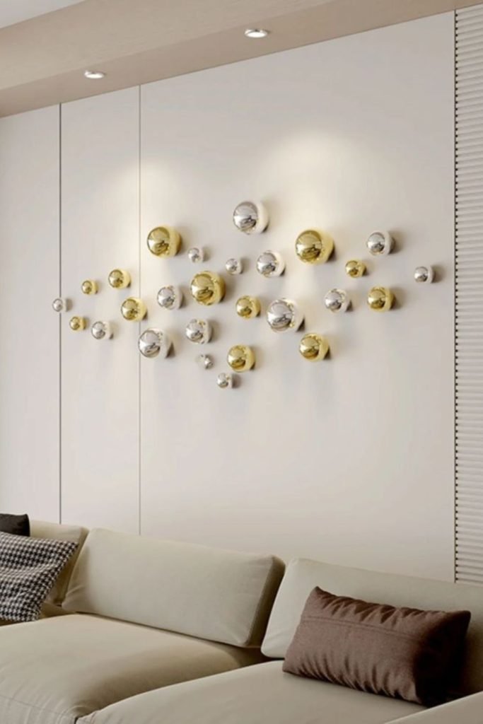 Metal Sphere Wall Art